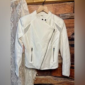 Blank NYC NWT White Moto Jacket from Evereve